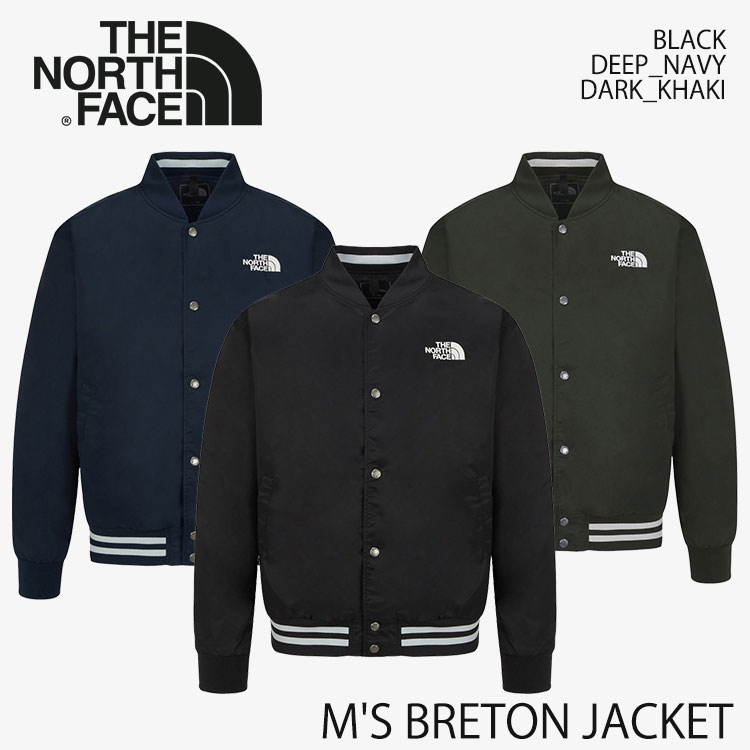ノースフェイス ジャケット THE NORTH FACE M'S BRETON JACKET メンズ ブレトン ジャケット ボンバー ジャケット BLACK DARK_NAVY DARK_KHAKI ブラック ダーク ネイビー ダークカーキ NJ3BR51A NJ3BR51B NJ3BR51C ウェア【中古】未使用品|イイコレ!
