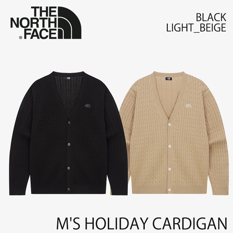 ノースフェイス カーディガン THE NORTH FACE カーディガン M'S HOLIDAY CARDIGAN メンズ ホリデー カーディガン BLACK ブラック LIGHT_BEIGE ライトベージュ NJ5SR00A/B ウェア【中古】未使用品|イイコレ!