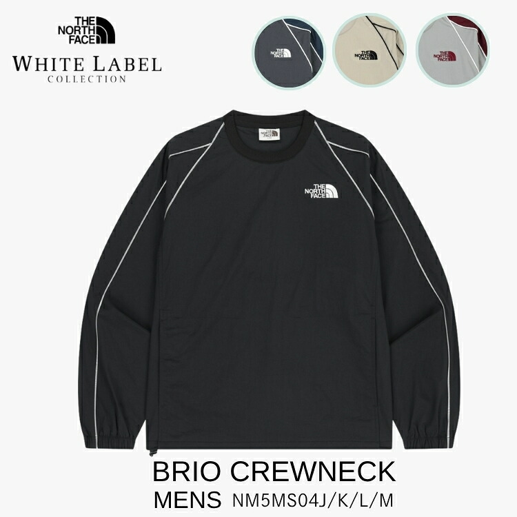 ノースフェイス カットソー メンズ レディース THE NORTH FACE ジャケット メンズ レディース BRIO CREWNECK ブリオ クルーネック BLACK DARK_CHARCOAL CREAM_BEIGE GRAY NM5MS04J NM5MS04K NM5MS04L NM5MS04M(セットアップ対応)【中古】未使用品 21,168円