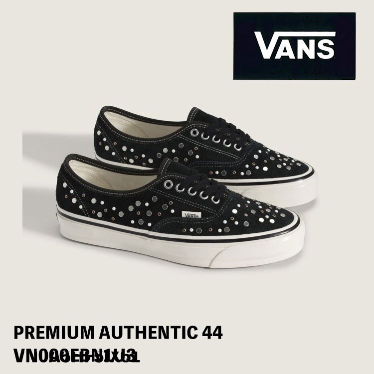 バンズ スニーカー VANS スニーカー PREMIUM AUTHENTIC 44 VN000EBN1U3 NOCTURNAL CRYSTAL プレミアム オーセンティック ブラック クリスタル シューズ【中古】未使用品｜イイコレ！