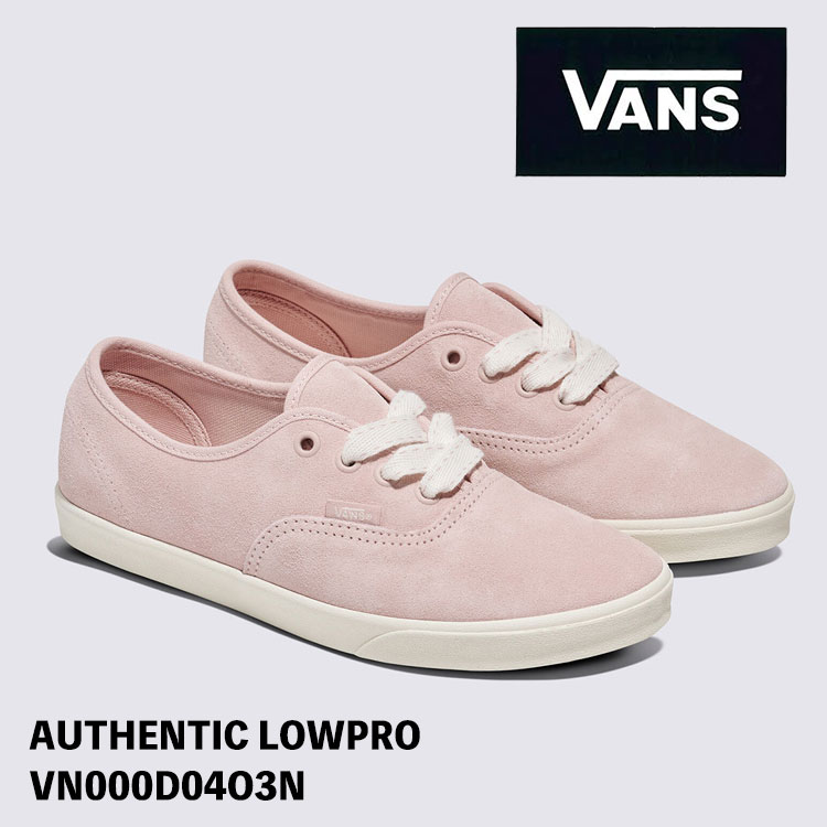 バンズ スニーカー VANS スニーカーAUTHENTIC LOWPRO VN000D04O3N1 SEPIA ROSE オーセンティック ロープロ セピア ローズ シューズ【中古】未使用品｜イイコレ！