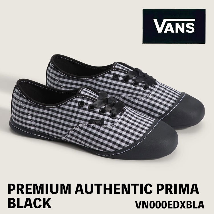 バンズ スニーカー レディース VANS スニーカー レディース PREMIUM オーセンティック プリマ BLACK VN000EDXBLA 割り増し金 オーセンティック プリマ シューズ