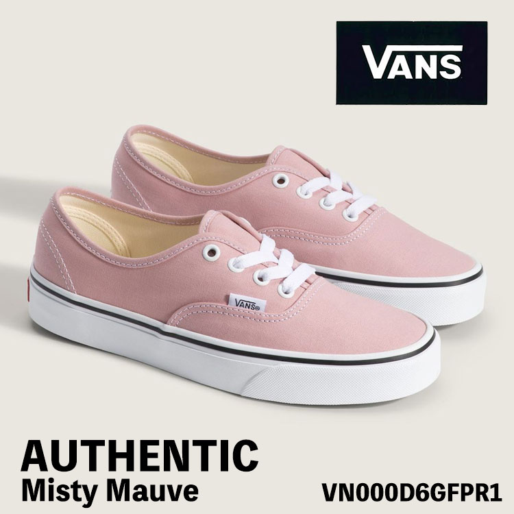 バンズ スニーカー VANS スニーカー レディース メンズ Vans Authentic Misty Mauve VN000D6GFPR1 オーセンティック ミスティモーブ シューズ【中古】未使用品