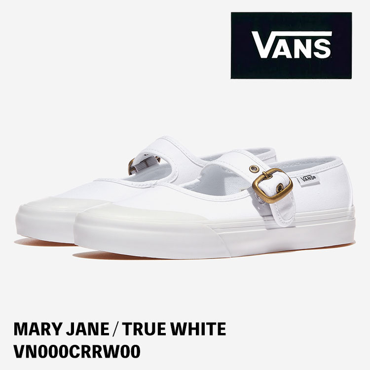 バンズ スニーカー VANS MARY JANE VN000CRRW00 TRUE WHITE メリージェーン Womens 女性用 シューズ|イイコレ!