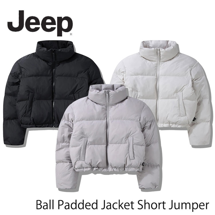 ジープ 落ち込む Jeep 落ち込む メンズ レディース Ball Padded Jacket Short jumper どんぶり鉢 パッド 上衣 遊撃手 前掛け BLACK 黒いこと GREY 薄墨色 L/BEIGE ともし火ベージュ JP5JPU293BK/LE/GR 御召しもの