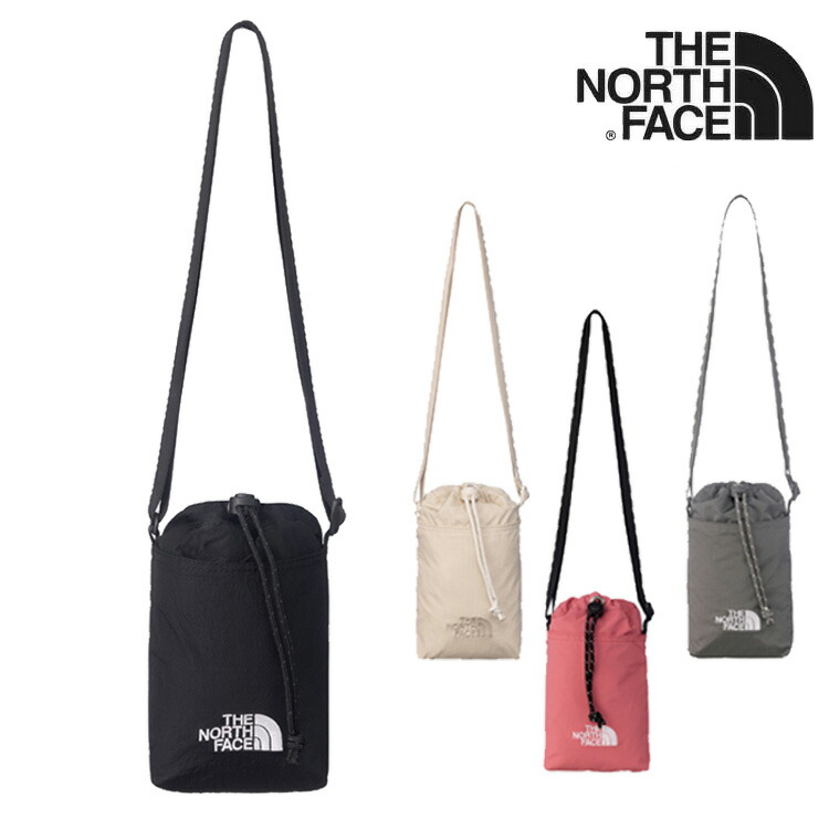ノースフェイス クロスバッグ THE NORTH FACE SIMPLE STRING BAG MINI シンプル ストリング バッグ ミニ メンズ レディース BLACK ブラック CREAM クリーム ROSE_PINK ローズピンク GRAY グレー NN2PR04J/K/L/M バッグ【中古】未使用品
