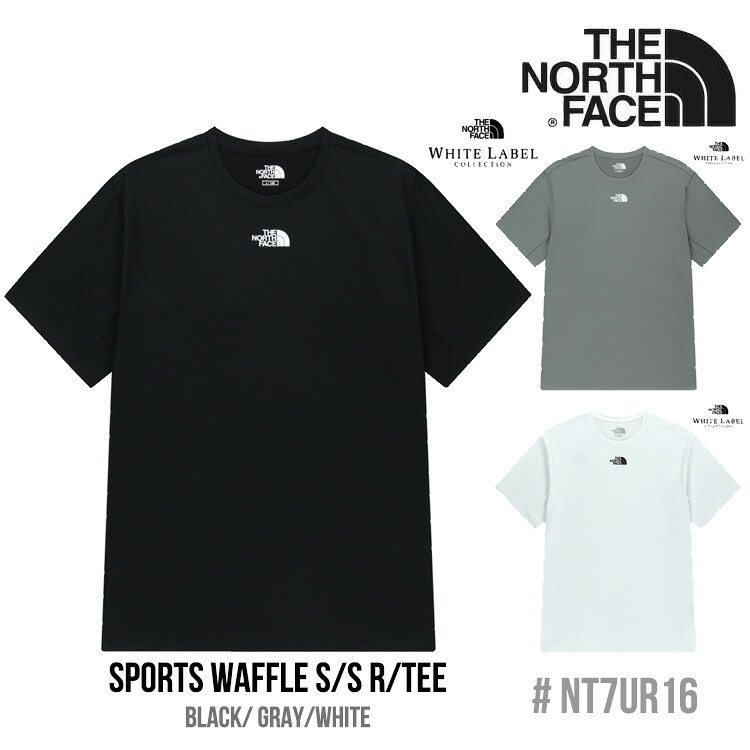 ノースフェイス Tシャツ THE NORTH FACE SPORTS WAFFLE S/S R/TEE スポーツ ワッフル ショートスリーブ ラウンドTEE BLACK ブラック GRAY グレー WHITE ホワイト NT7UR16J/K/L ウェア【中古】未使用品 12,389円