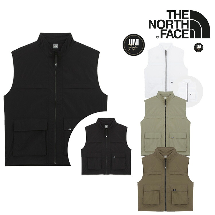 ノースフェイス ベスト THE NORTH FACE OBED VEST オッドベスト メンズ レディース BLACK ブラック WHITE ホワイト SLATE_KHAKI スレートカーキ BEIGE_BROWN ベージュブラウン NV5VR04A/B/C/D ウェア【中古】未使用品