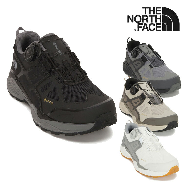 ノースフェイス スニーカー THE NORTH FACE ENERGY TECH ALPHA II BOA GTX エネルギー テック アルファ II ボア ゴアテックス メンズ レディース BLACK ブラック DARK_GRAY ダークグレー BEIGE ベージュ OFF_WHITE オフホワイト NS95Q52A/B/C/D シューズ【中古】未使用品