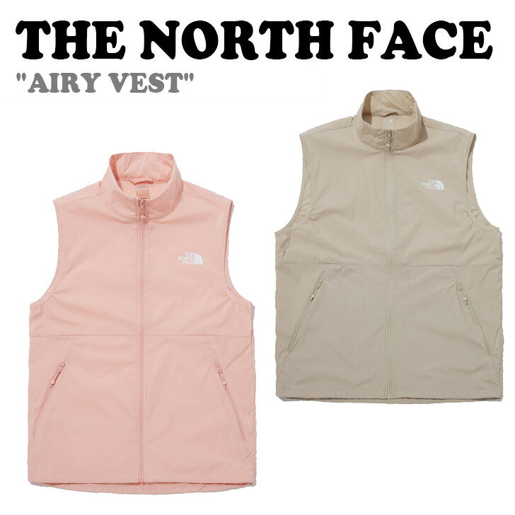 ノースフェイス ベスト THE NORTH FACE メンズ レディース AIRY VEST エアリー ベスト LIGHT_BEIGE ライトベージュ SOFT_PINK ソフトピンク NV3LP00C/D ウェア【中古】未使用品