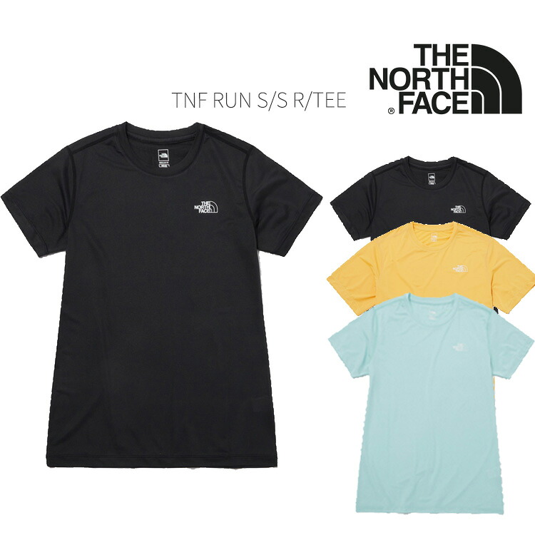 北の方人間の顔 半袖Ｔシャツ THE NORTH FACE メンズ レディース 腫瘍壊死因子 RUN S/S R/TEE 幽客 遊撃手捩り ラウンド TEE BLACK 黒いこと MANGO マンゴー MINT ペパーミント  NT7UP06A/B/C お召しもの【中古】未当て嵌める品 メンズファッション-トップス