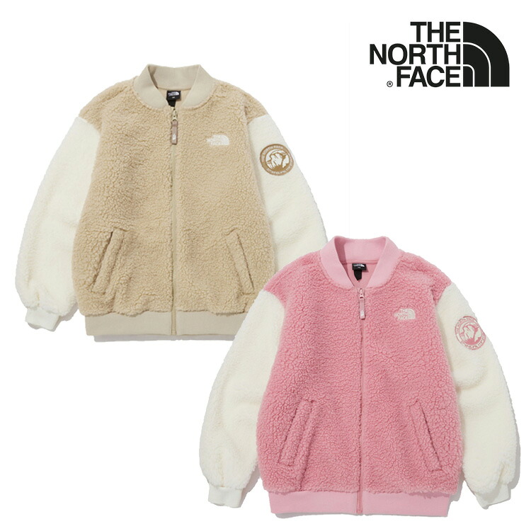 ノースフェイス フリース THE NORTH FACE 男の子 女の子 K'S RIMO FLEECE BOMBER キッズ リモ フリース ボンバー LILAC ライラック LIGHT BEIGE ライトベージュ ROSE_PINK ローズピンク NJ4FP53T/U ウェア【中古】未使用品｜イイコレ！
