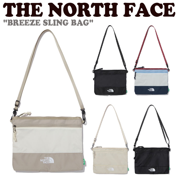 ノースフェイス クロスバッグ THE NORTH FACE メンズ レディース BREEZE SLING BAG ブリーズ スリング バッグ BLACK ブラック LIGHT BEIGE ライト ベージュ SKY BLUE スカイ ブルー JET BLACK ジェット ブラック CREAM クリーム NN2PP09A/B/C/D/E バッグ【中古】未使用品