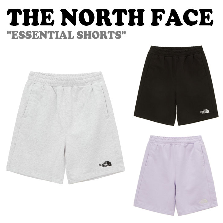 ノースフェイス ハーフパンツ THE NORTH FACE メンズ レディース ESSENTIAL SHORTS エッセンシャル ショーツ BLACK ブラック STONE GRAY ストングレー LILAC ライラック NS6KP01A/B/C ウェア【中古】未使用品|イイコレ!