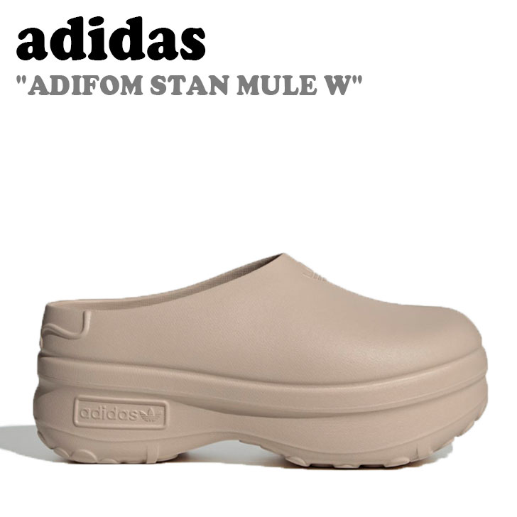 アディダス ミュール サンダル adidas メンズ レディース ADIFOM STAN MULE W アディフォーム スタン ミュール ウーマンズ TAUPE トープ IE7052 シューズ【中古】未当て嵌める品