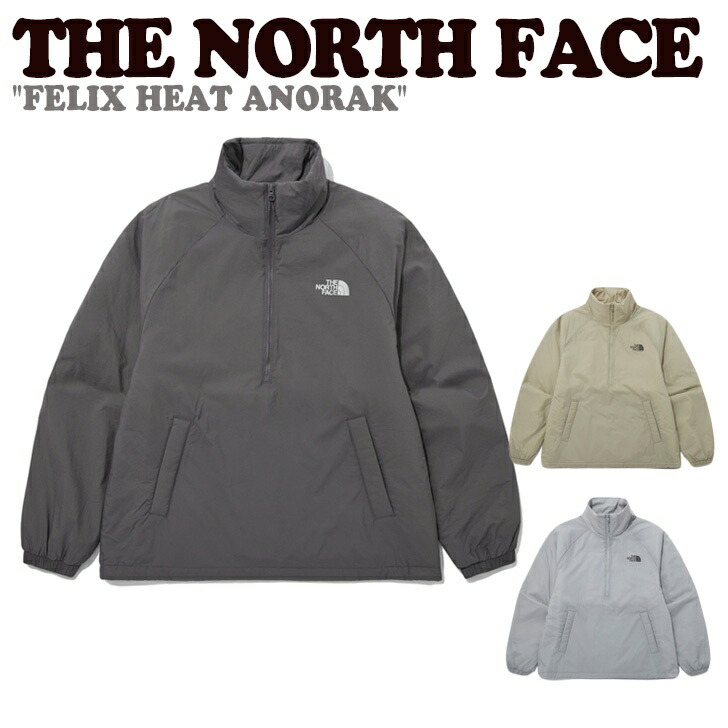 ノースフェイス ジャケット THE NORTH FACE ソフトシェル メンズ レディース FELIX HEAT ANORAK フレックス ヒート アノラック DARK GRAYダーク グレー LIGHT BEIGE ライト ベージュ LIGHT GRAY ライトグレー NA3NP70A/B/C ウェア【中古】未使用品