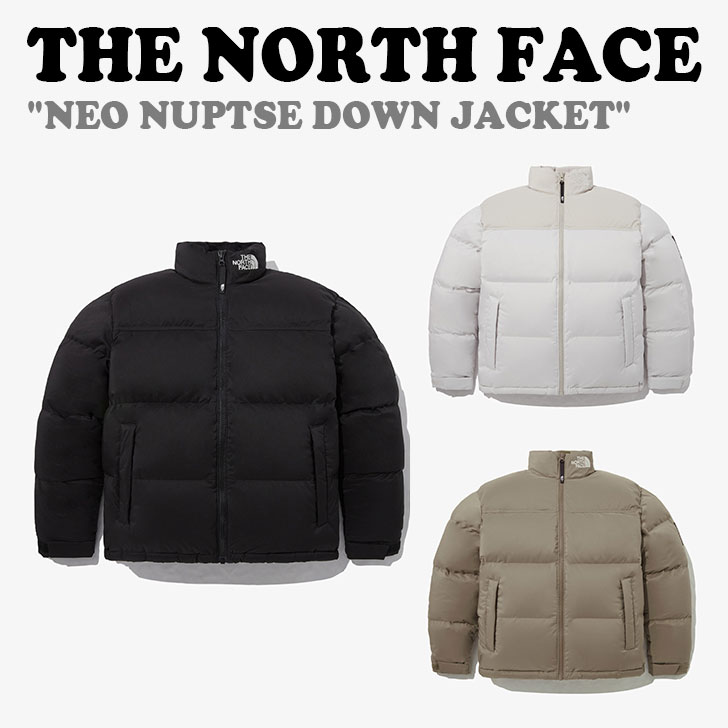 ノースフェイス ダウンジャケット THE NORTH FACE ダウン メンズ レディース NEO NUPTSE DOWN JACKET ネオ ヌプシ ダウン ジャケット BLACK ブラック CREAM BEIGE クリーム ベージュ BROWN ブラウン NJ1DP56J/K/L ウェア【中古】未使用品｜イイコレ！