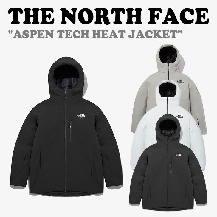 ノースフェイス ダウンジャケット THE NORTH FACE メンズ レディース ASPEN TECH HEAT JACKET アスペン テック ヒート ジャケット BLACK ブラック DARK GRAY ダーク グレー LIGHT BEIGE ライト ベージュ OFF WHITE オフ ホワイト NJ3NP63A/B/C/D ウェア【中古】未使用品｜イイコレ！