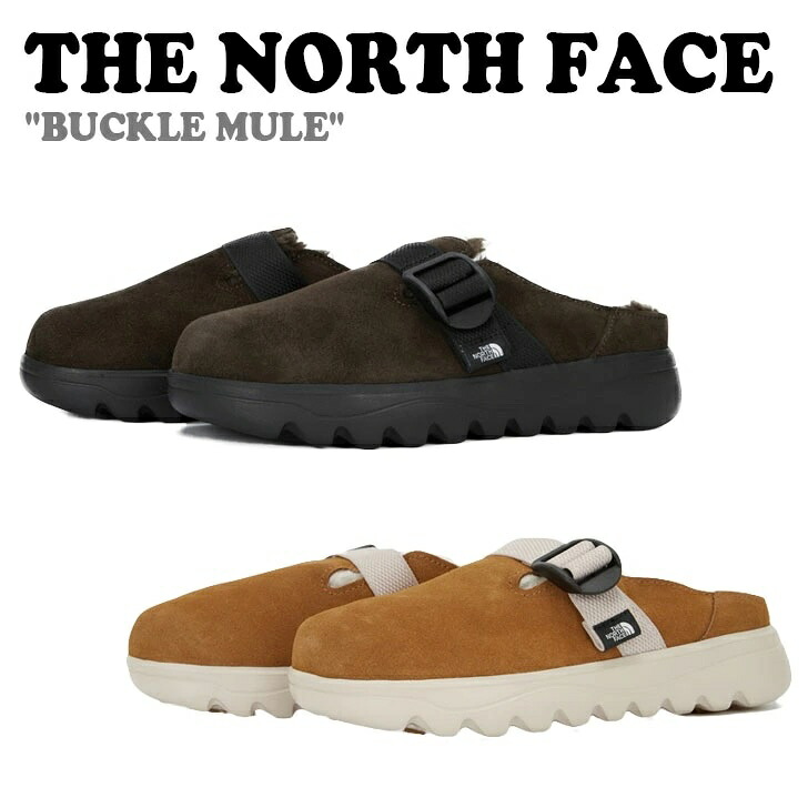 ノースフェイス サンダル THE NORTH FACE メンズ レディース BUCKLE MULE バックル ミュール DARK BROWN ダークブラウン CAMEL キャメル NS93P72J/K シューズ【中古】未使用品