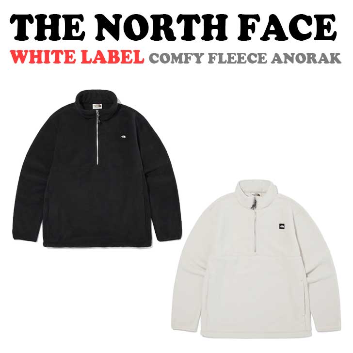北の方人間の顔 フリース 上衣 THE NORTH FACE メンズ レディース COMFY FLEECE ANORAK コンフィー フリース パーカ BLACK 黒いこと WHITE SAND 白いこと沙子 NA4FQ50J/K 御召しもの【中古】未当てはめる品