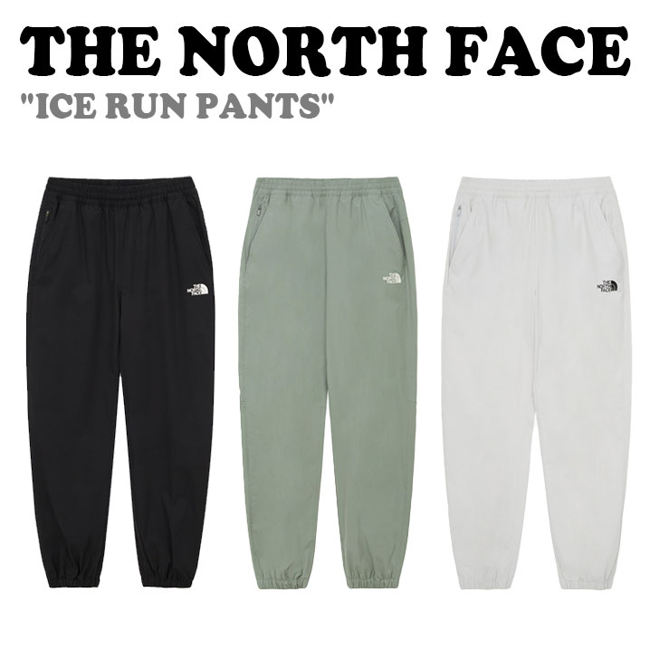 ノースフェイス ボトムス THE NORTH FACE メンズ レディース ICE RUN PANTS アイス ラン パンツ BLACK ブラック ICE GRAY アイスグレー AVOCADO アボカド NP6NQ04J/K/L ウェア【中古】未使用品