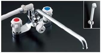 INAX/LIXIL 水栓金具【BF-M607N-GA】(BFM607NGA) 2ハンドル混合栓 ミーティス 寒冷地用〔IE〕｜あいあいショップさくら