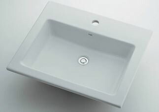 ●カクダイ【493-008】角型洗面器//1ホール〔GB〕｜あいあいショップさくら
