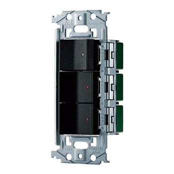 パナソニック 配線器具【WNSS51588B】マットブラック SO-STYLE 埋込スイッチセット ほたるスイッチC・パイロットスイッチC 0.5A×2