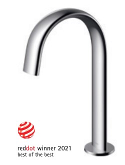 πTOTO 水栓金具【TLE24SM1A】(TLE01505JA+TLE24007J)アクアオート 台付自動水栓 Mサイズ コンテンポラリタイプ (オーバル) AC100Vタイプ 単水栓〔HC〕 42,484円