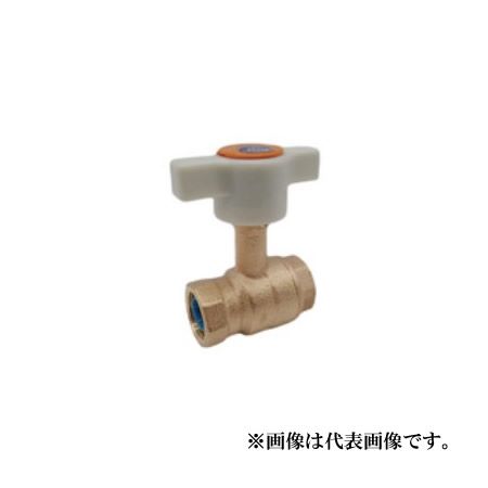 大和バルブ 【VLPTCSN-25A】青銅バルブ (給水用コアリング) ロングネックボールバルブ 樹脂ハンドル〔ID〕