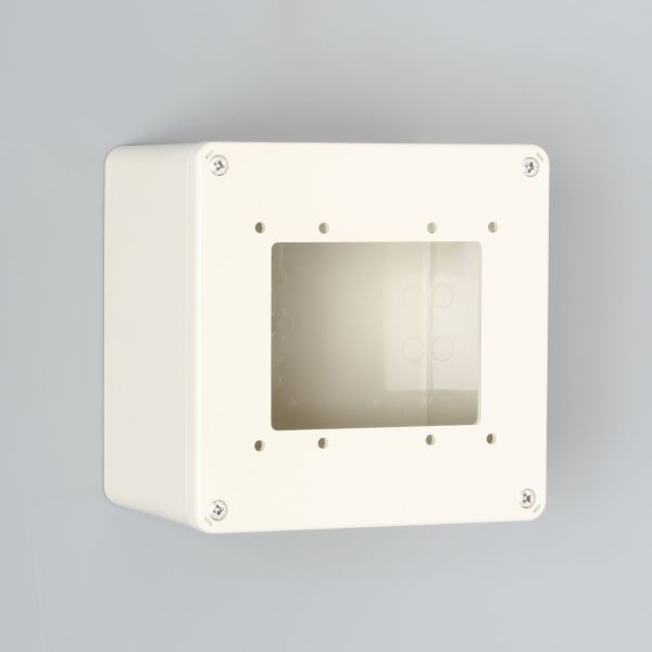 Яアメリカン電機 部材【MBW7100】白色 防水形マルチボックス 2ヶ用