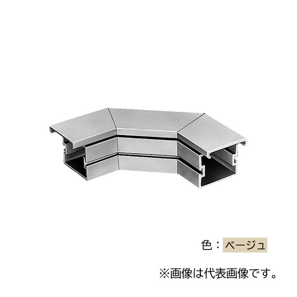 未来工業 【PDML-1010J】ベージュ プラスチックダクト用 ジョイント 曲ガリ(大曲ガリ) 1010型 プラスチック製 受注生産