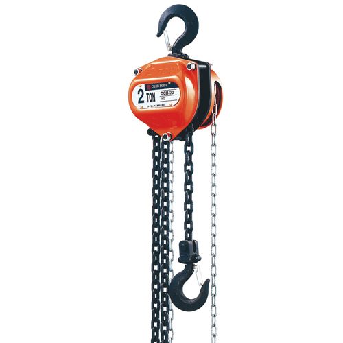 ∀オーエッチ工業 【OCH-20】チェーンホイスト 定格荷重2.0ton 吊具 (4963360505348)
