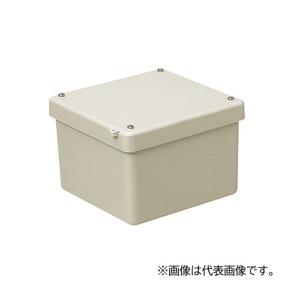 未来工業 【FRP-2010B】Fベージュ色 強化プールボックス (FRP製・防水カブセ蓋) 200×200×100