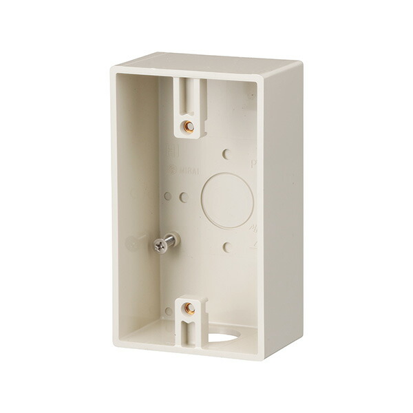 楽天市場】未来工業 PVR22-ALJ ベージュ 露出スイッチボックス 防滴