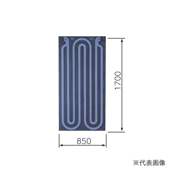 ●長府(旧サンポット) 温水暖房放熱器【FHP-12RS-2 A1】床暖房パネル ゴムチップ床暖房パネル FHP-12Rタイプ 1畳用 (2枚入)〔FG〕｜あいあいショップさくら