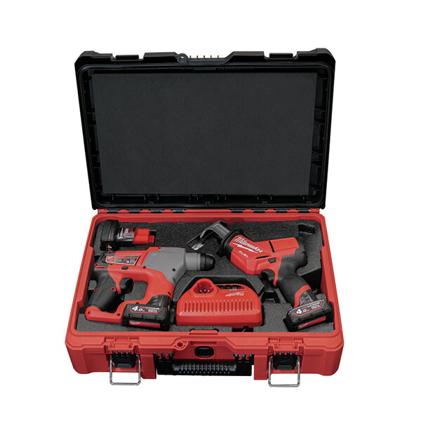 ▲●u.ミルウォーキー/Milwaukee 【M12FPP2BT-403PJP】M12 FUEL 力強さ容器に並べる (13粍 SDS-PLUS鉄槌せん孔機、レシプロソー)