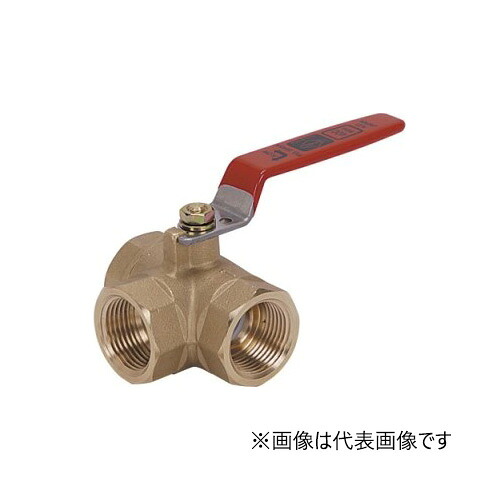 オリエントバルヴ/株式会社キッツ【RB-3N 40A】11/2B 金管楽器弁膜 どんぶり鉢弁膜 3方口 400 ねじ込み形〔HH〕