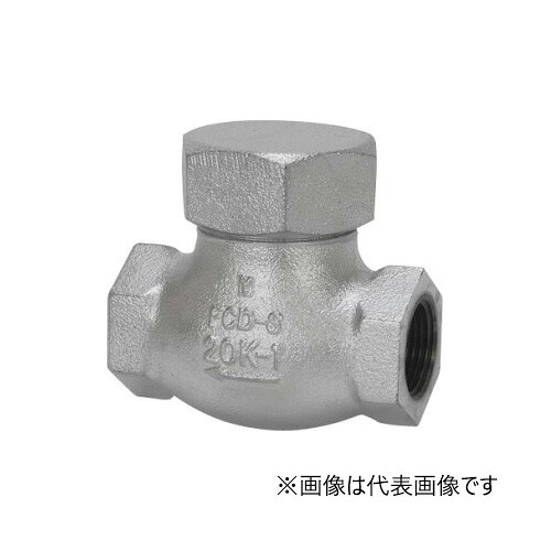 東洋バルヴ/株式会社キッツ【20-DN-N 25A】1B ダクタイル 鋳鉄バルブ チェッキバルブ 20K リフト式 ねじ込み形〔HF〕