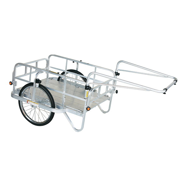 ●∂長谷川工業 【HC-906N】折りたたみ式リヤカー HC コンパック 標準タイプ 全長167cm 幅89cm