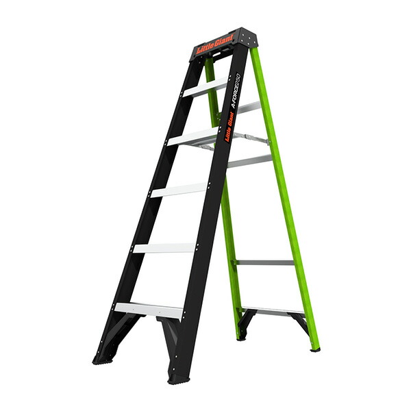 ●∂長谷川工業 【LG-15766】FRP脚立 LG エーフォース250 6段 全高1.75m