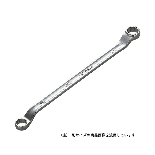∀京都機械工具/KTC 【M5-3032-F】45°×6°ロングめがねレンチ 30×32mm (4989433313672)