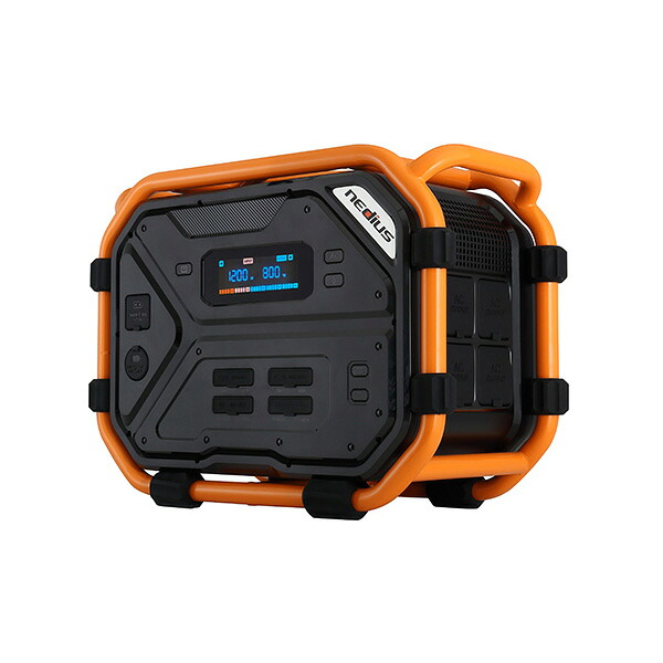 ●∂スイデン 【NPB-24】携帯型ワット数 100V 定格最終生産物2400W 蓄電池電気容量2621Wh nedius