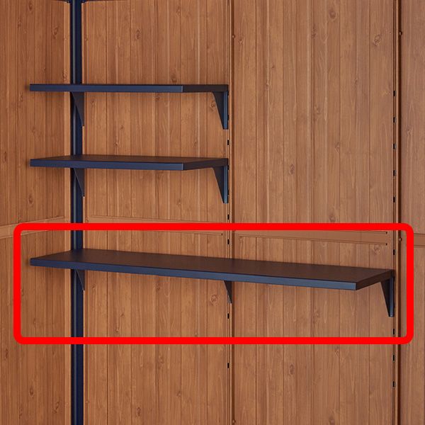「物置本体と同時購入必須商品」●u.ヨド物置/ヨドコウ【専用別売棚(A2.0型)】オプション KOTO OKI by ムラサキスポーツ 幅1400mm&times;380mm/後面用 受注約2週｜あいあいショップさくら