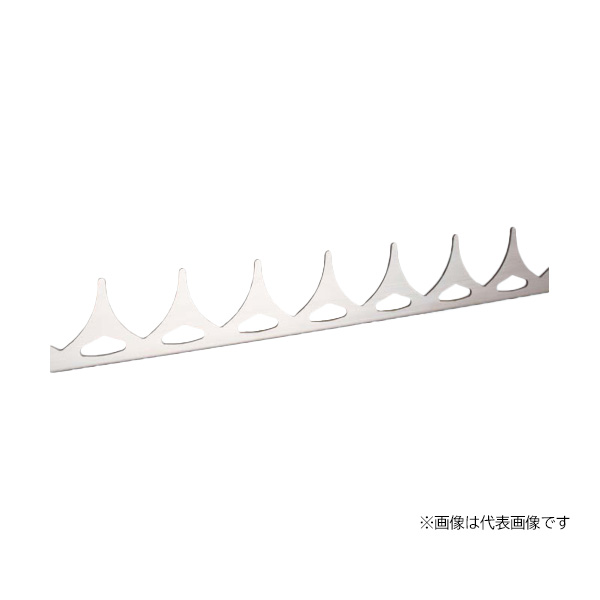 ●u.四国化成建材【PDS1-H0505】ヘアライン仕上 忍び返し プチガードS1型 本体 H52×W499 (4枚入)