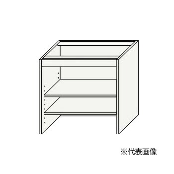 ●クリナップ 【BVVH045ANNNNUN】白いこと石ころ 洗面かざり付ける台収納家具 ELVITA(エルヴィータ) 開けっ広げ棚板納める収納家具 間口45糎〔GB〕