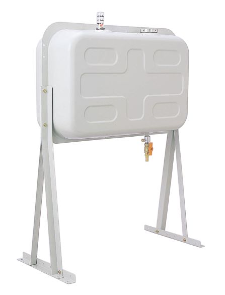 ●u.ダイケン 【NT95NV】屋外用ホームタンク 95型 壁寄せスライドタイプ 水抜きジョイント・ボールバブルセット付 容積99L 容量89L