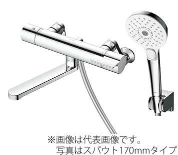 ◆在庫有り!∞TOTO 浴室用水栓金具【TBV03448ZA】GGシリーズ 壁付サーモスタット混合水栓(短尺) 寒冷地用 コンフォートウェーブ 3モード めっき 70mm (旧品番 TBV03448Z)