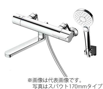 ◆店卸し資産有り！∞TOTO 風呂場用水栓金具【TBV03450J】GGつづき物 壁付サーモスタット練り合わせる水栓(短尺) コンフォートウェーブ 鳴らす めっき 70粍
