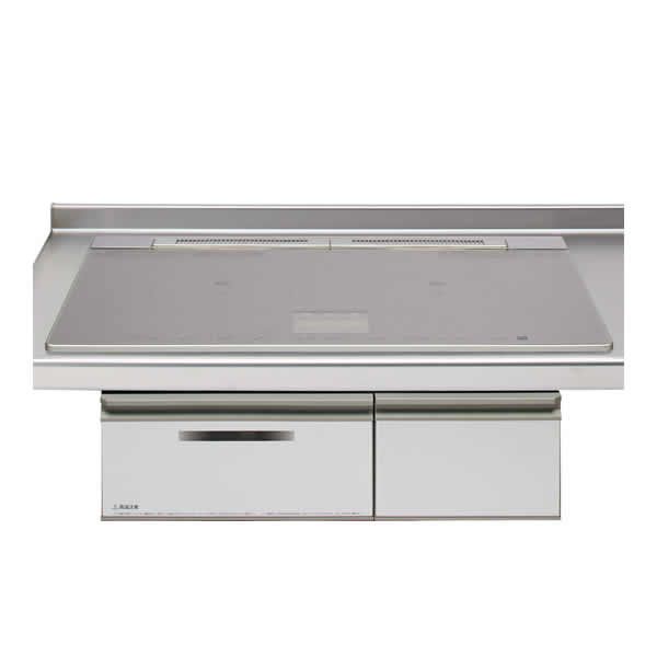 ●クリナップ IH煮炊き暖房器【ZEHCZ7H22MSS】3口IH暖房器 ラクエラシリーズ ラク旨お食事処\u0026ラク旨オーヴン(水無両面焼き) 間口75珊 受注約2週〔FA〕 IH クッキングヒーター・電気コンロ-キッチン家電